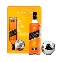 WHISKY JOHNNIE WALKER BLACK LABEL 750ML + HIELERA