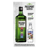 Whisky Passport Scotch 700ml + Wyborowa Tamarindo 200ml