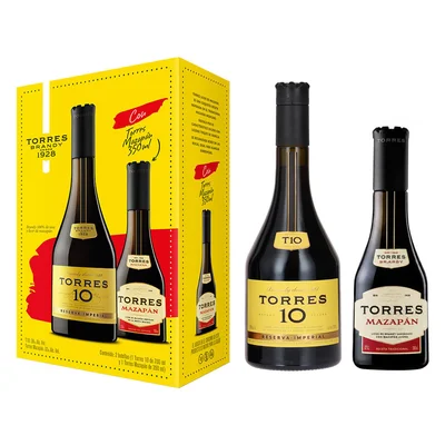 Bandy Torres 10 700 ml C/Mazapán 350ml