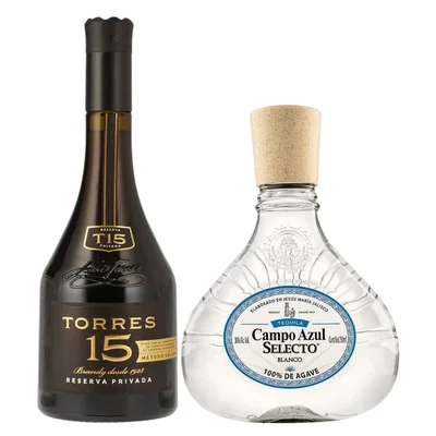 Bandy Torres 15 700 ml C/Tequila Campo Azul Selecto Blanco 750 ml