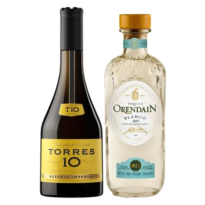 Brandy Torres 10 700 ml C/Tequila Orendain Blanco 100% 700 ml