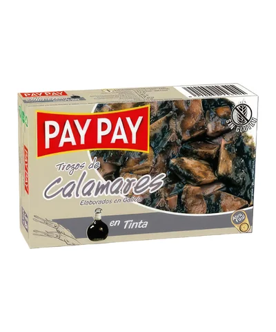Calamares Enteros Rellenos Paypay en su Tinta 115 g