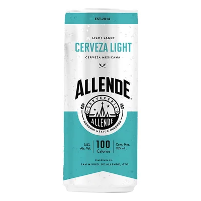 Cerveza Allende Light Lager 355ml
