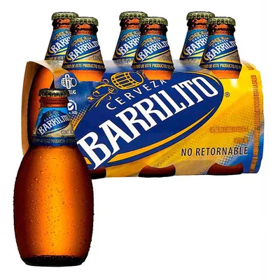 Cerveza Barrilito 6 Botellas 325ml c/u