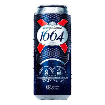 Cerveza Kronenbourg 1664 Lager 500ml