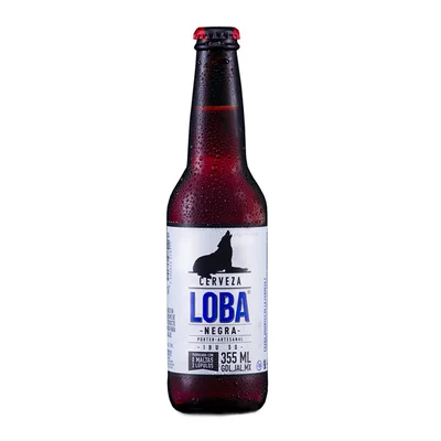 CERVEZA LOBA NEGRA BOTELLA 355ML