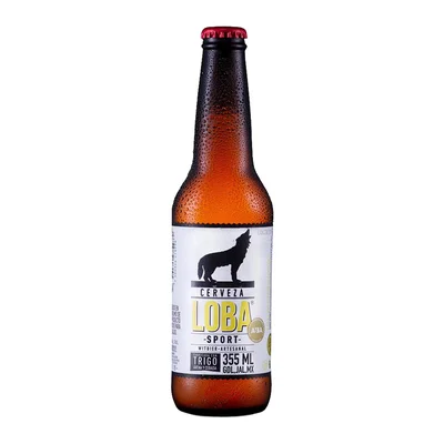 CERVEZA LOBA SPORT BOTELLA 355ML