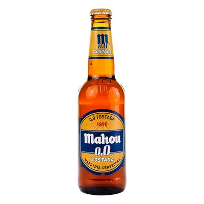 Cerveza Mahou 0.0 Tostada Sin Alcohol 330ml