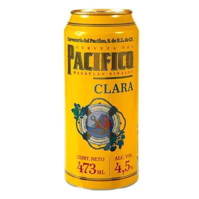 Cerveza Pacifico Clara Lata 473ml