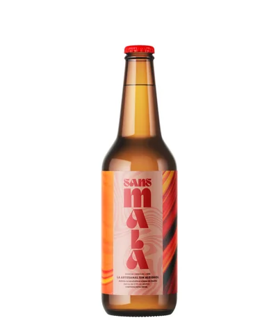 Cerveza Sans Mala Lager Cero 355 ml