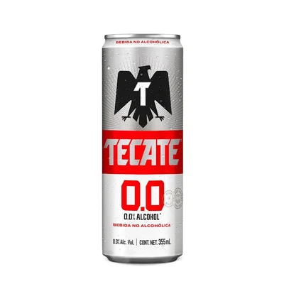 Cerveza Tecate Cero Lata 355 ml