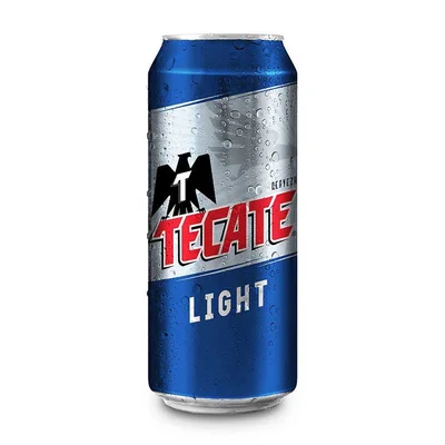 Cerveza Tecate Light Lata 473 ml.