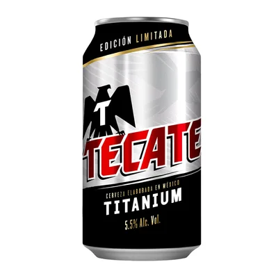 CERVEZA TECATE TITANIUM LATA 355ML