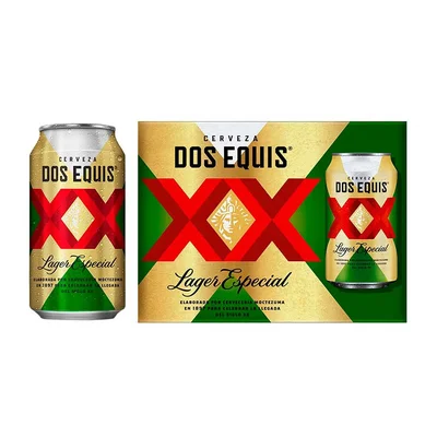 CERVEZA XX LAGER 12-PACK LATA 355ML