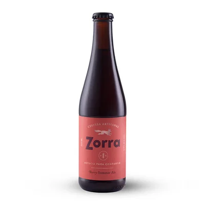 CERVEZA ZORRA BERRY SUMMER ALE BOTELLA 355ML