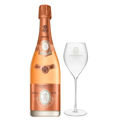 Champagne Louis Roederer Cristal Rose Brut 750 ml C/Copa