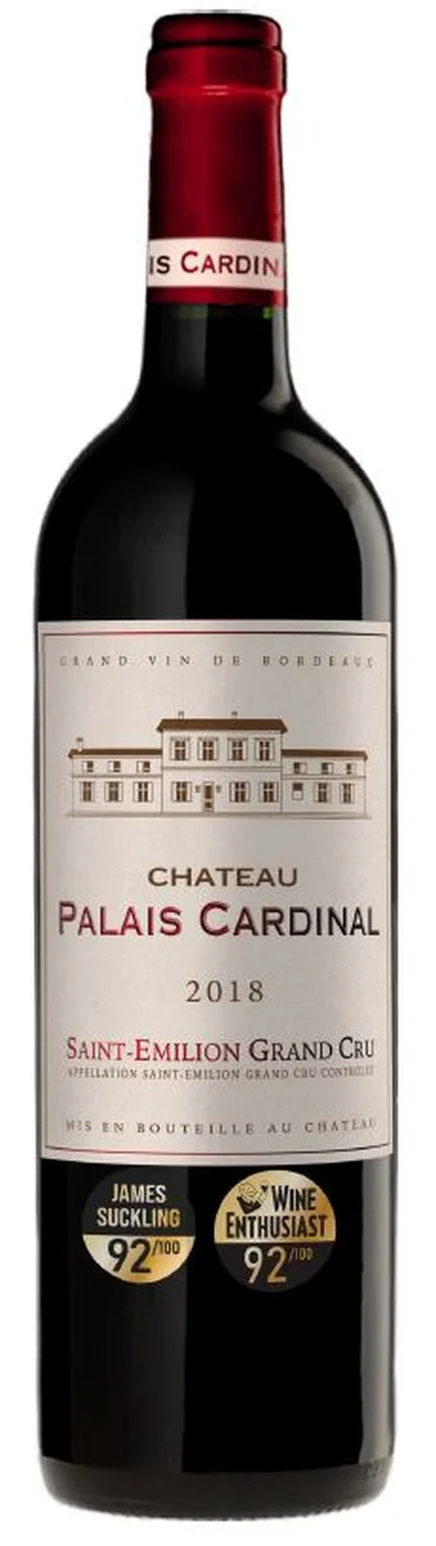 Chateau Palais Cardinal, Grand Cru, Saint-Emilion, 2018 -- 91 PTS James Suckling