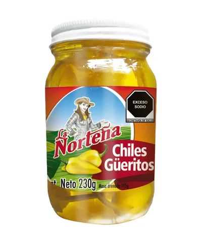 CHILES LA NORTENA GUERITOS 230G