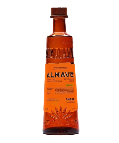 Destilado de agave azul Sin alcohol Almave Ambar 700ml