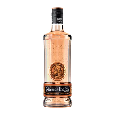Ginebra Puerto De Indias Peach & Orange 750ml
