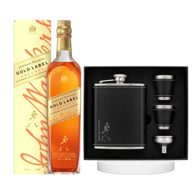 KIT WHISKY JOHNNIE WALKER GOLD LABEL RESERVE 750ML+ANFORA