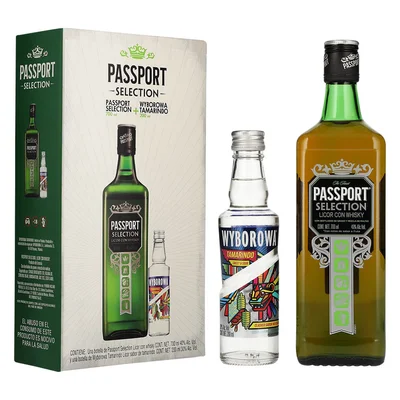 Licor Con Whisky Passport 700 ml C/Tamarindo 200 ml