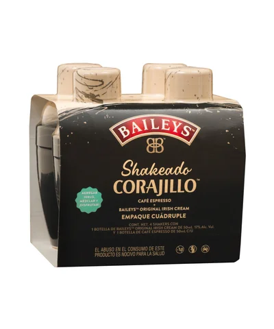 Licor Corajillo Baileys 4 Pack 100 ml C/U