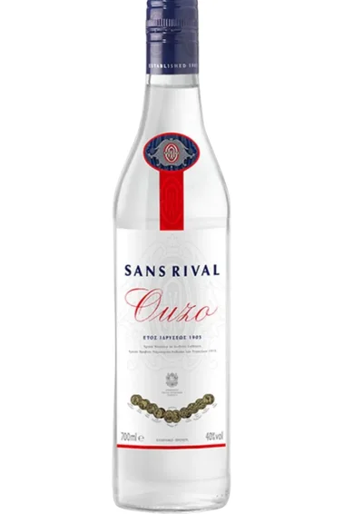 Licor de Anis Ouzo Sans Rival 700 mL (OFERTA EXCLUSIVA EN LÍNEA)
