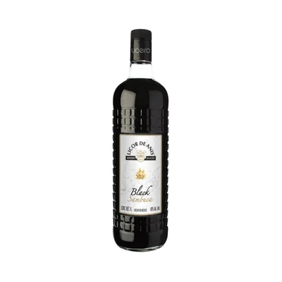 Licor De Anis Ucero Black Sambuca 1000 ml.