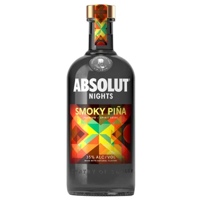 Licor de Vodka Absolut Nights Smoky Piña 700ml