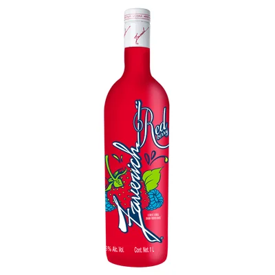 Licor De Vodka Zaverich  Sabor Frutos Rojos 1 L