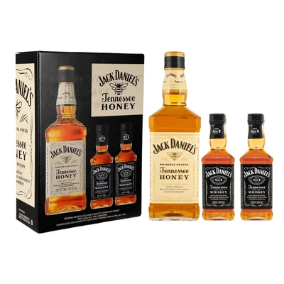 Licor Jack Daniels Honey C/2 Jack Daniels 200Ml 700 ml