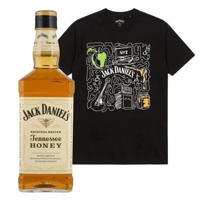 Licor Jack Daniels Honey C/Playera 700 ml