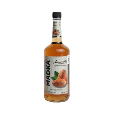 Licor Madka de Almendras Amaretto 1000 ml.