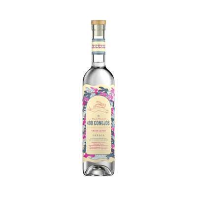 Mezcal 400 Conejos Cristalino 700 ml.