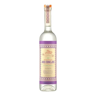 Mezcal 400 Conejos Espadín Tobalá 700 Ml