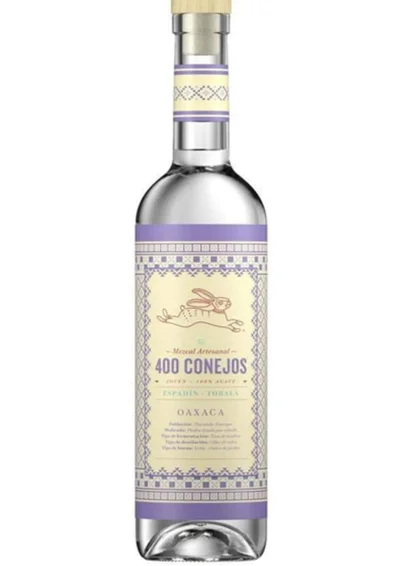 Mezcal 400 Conejos Joven Espadín Tobalá  700 mL (OFERTA EXCLUSIVA EN LÍNEA)