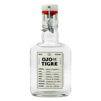 Mezcal Artesanal Ojo de Tigre Joven 200 ml