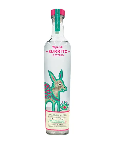 Mezcal Burrito Fiestero Rosa Cenizo