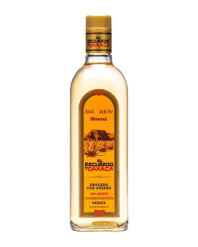 Mezcal El Recuerdo de Oaxaca con Gusano