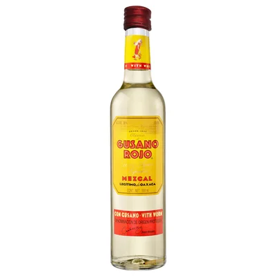 Mezcal Gusano Rojo Aboc Madera/Gusano 500 ml