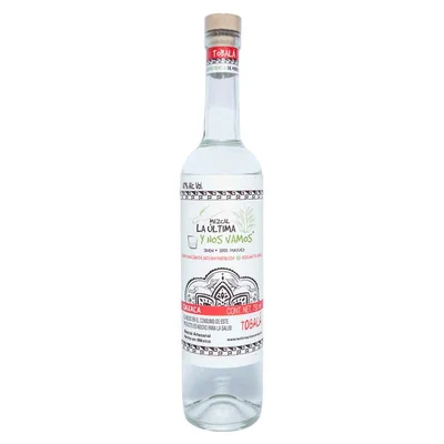 Mezcal La Última Y Nos Vamos Joven Tobalá 750 ml