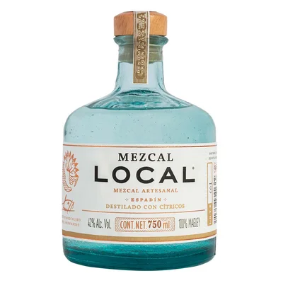Mezcal Local Destilado con Cítricos 750ml