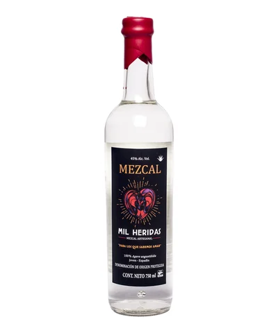 Mezcal Mil Heridas Joven Espadín 750 ml