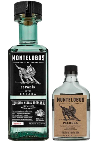 Mezcal Montelobos Joven 750 mL con Pechuga 250 mL