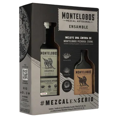 Mezcal Montelobos Joven Ens C/Pechuga 200 ml 750 ml