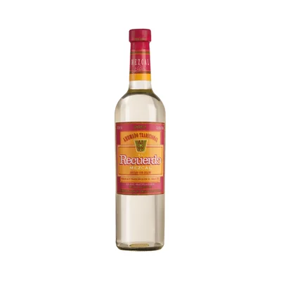 Mezcal Recuerdo De Oaxaca Abocado Con Gusano 750 ml.