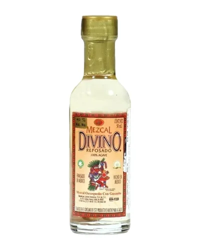 Mezcal Reposado Divino con Gusano 50 ml