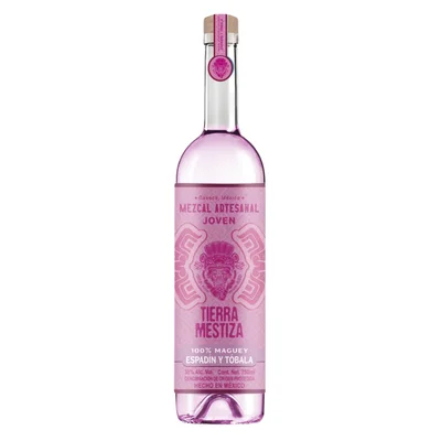 Mezcal Tierra Mestiza Joven Esp Y Tobala (Rosa) 750 ml
