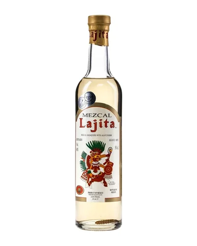 Mini Mezcal Lajita con Gusano 50 ml